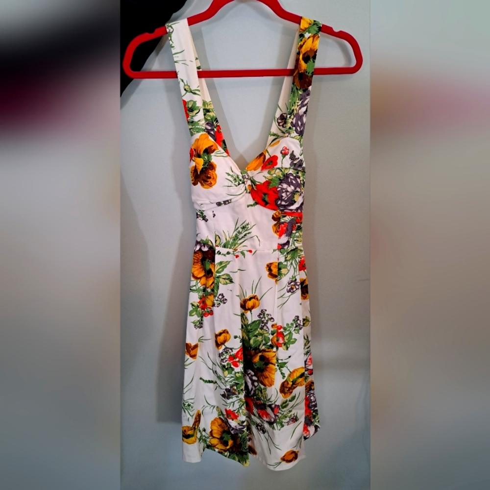 Ms Sixty, size 4, flowered dress